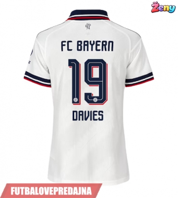 Lacne Ženy Futbalové dres Bayern Munich Alphonso Davies #19 2026-27 Krátky Rukáv - Preč